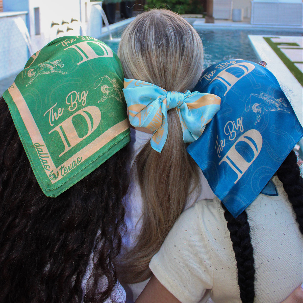 "The Big D” Mulberry Silk Scarf