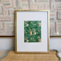 "The Big D” Mulberry Silk Scarf
